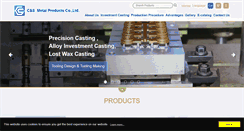 Desktop Screenshot of cscasting.com